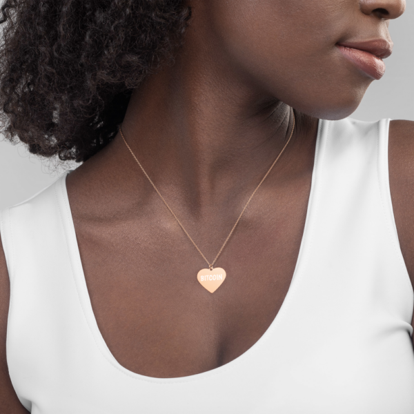 engraved silver heart chain necklace 18k rose gold coating womens 6 609b07f192b6a