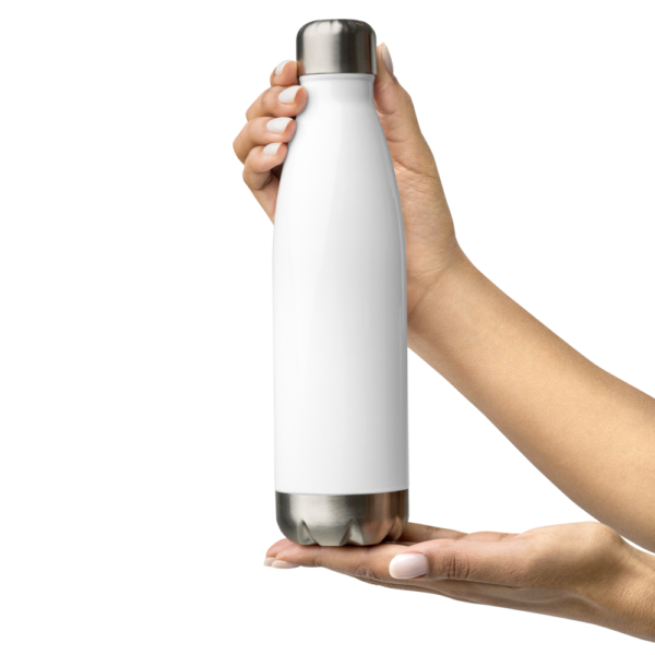 stainless steel water bottle white 17oz back 60c48b54dfb60