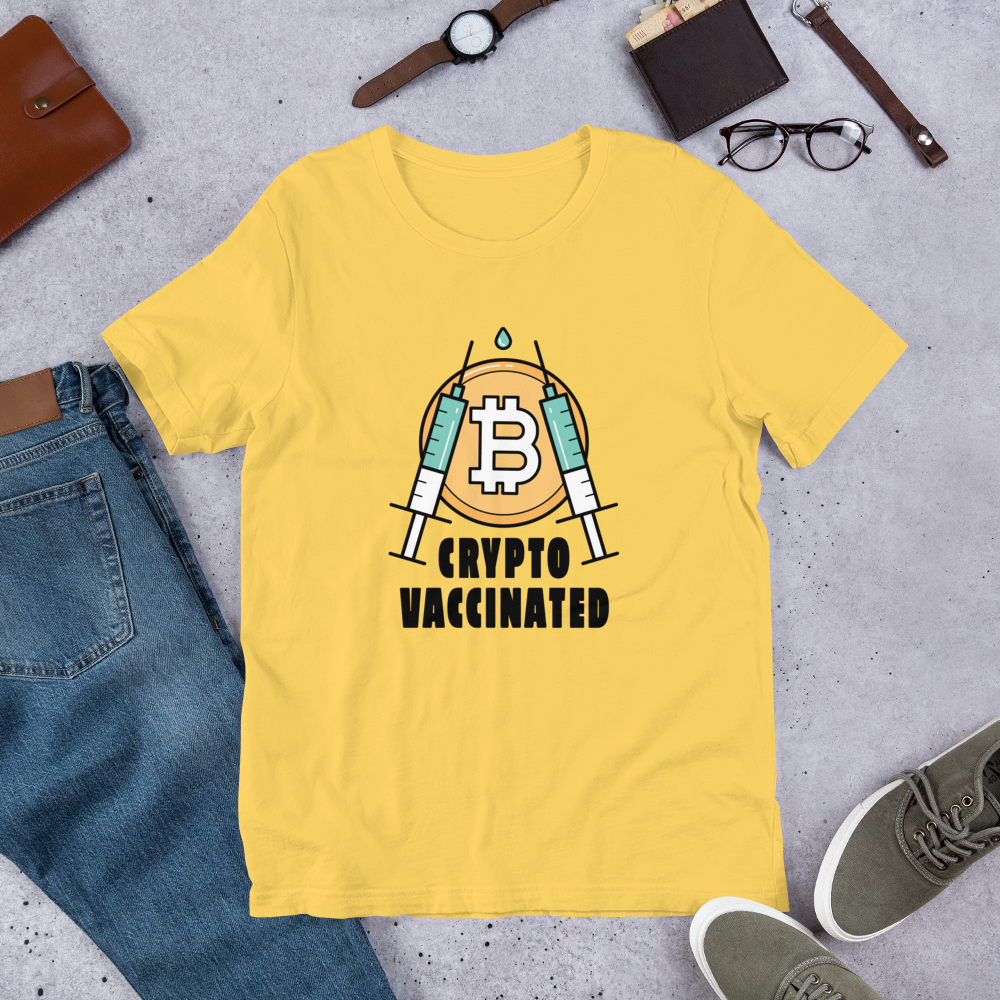 Crypto Vaccinated – Short-Sleeve Unisex T-Shirt