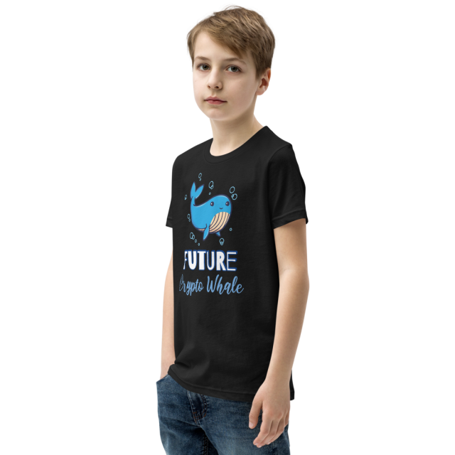 Future Crypto Whale - Youth Short Sleeve T-Shirt - The Bitcoin Shop