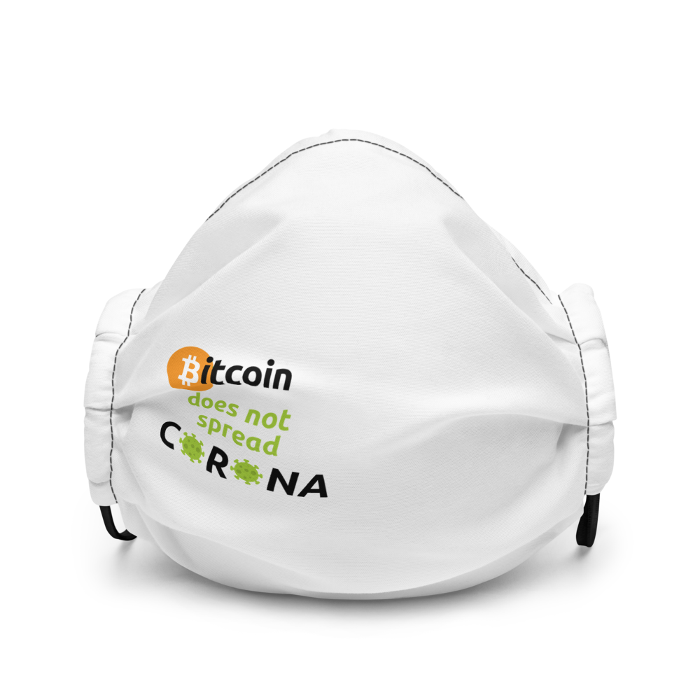 Bitcoin Does Not Spread Corona – Premium face mask