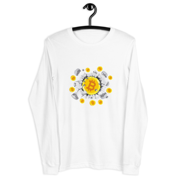 unisex long sleeve tee white front 6111a20fef220