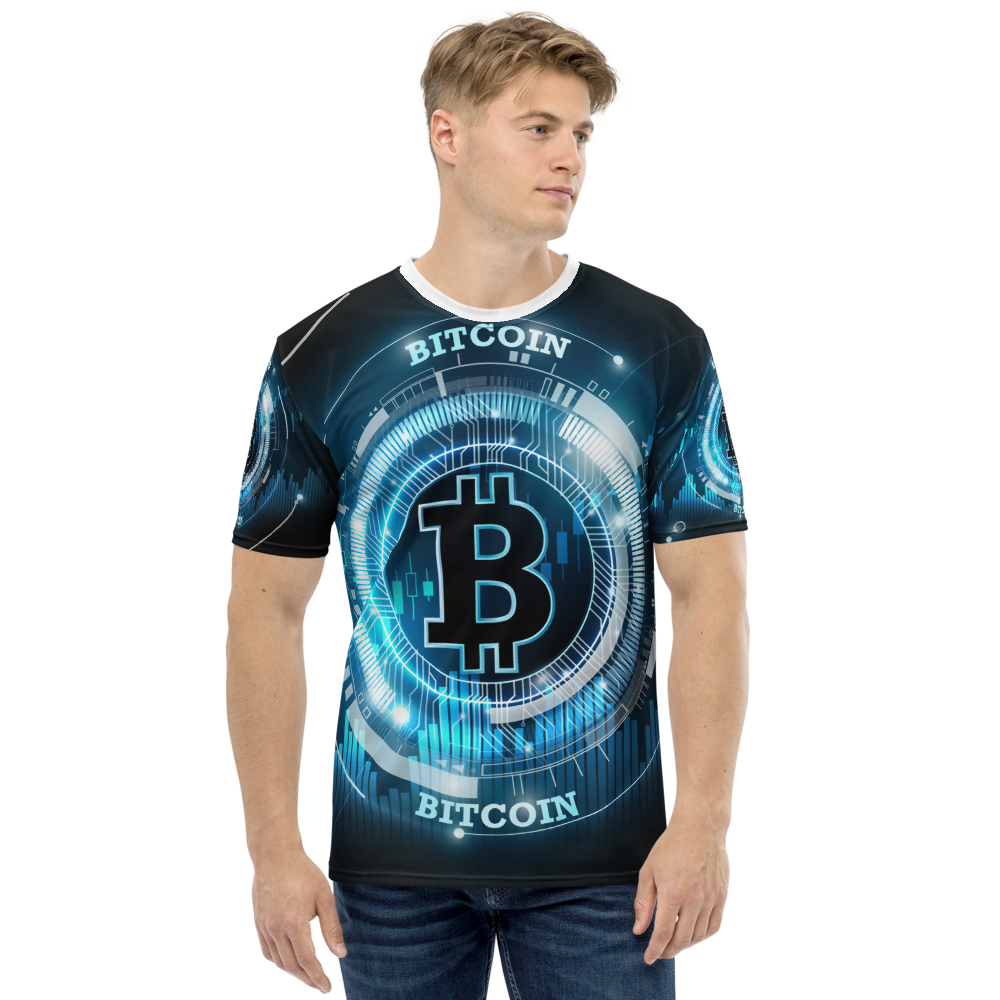 Bitcoin – All-Over-Print Men’s T-shirt