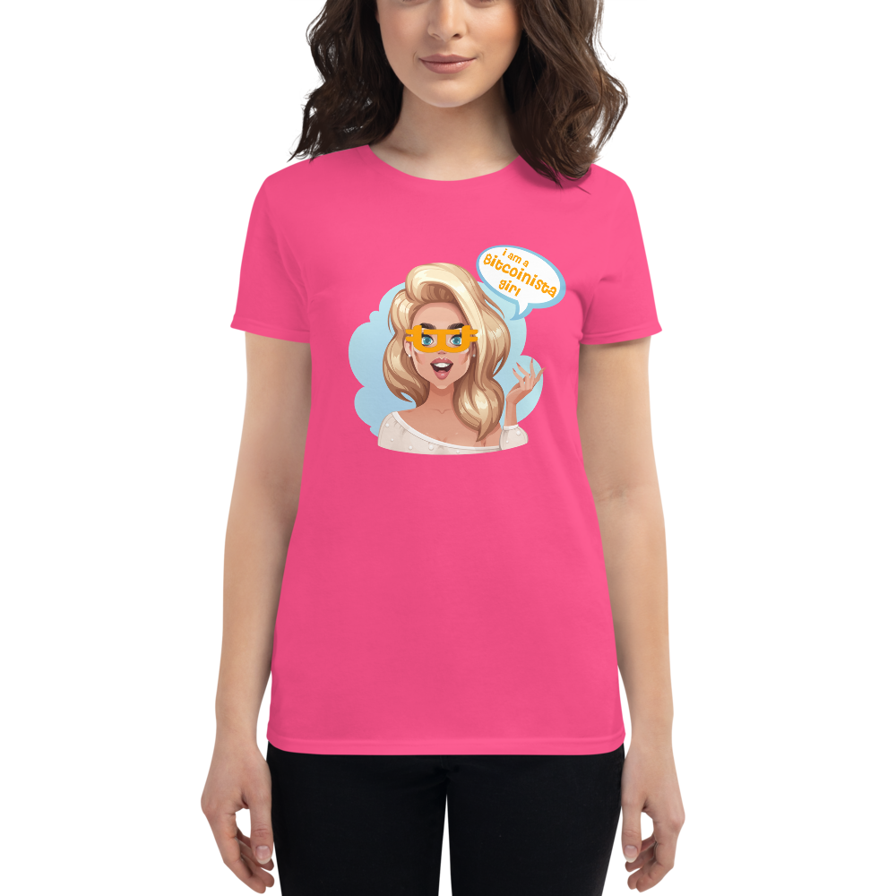 Bitcoinista Girl – Women’s short sleeve t-shirt