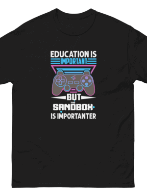 The Sandbox is Importanter - Men's heavyweight tee
