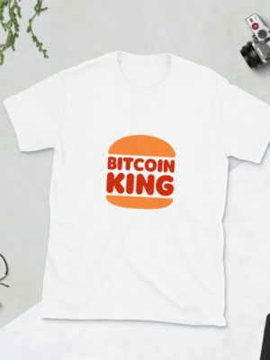Bitcoin King - Short-Sleeve Unisex T-Shirt