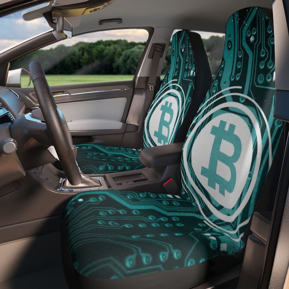 Bitcoin – Car Seat Covers