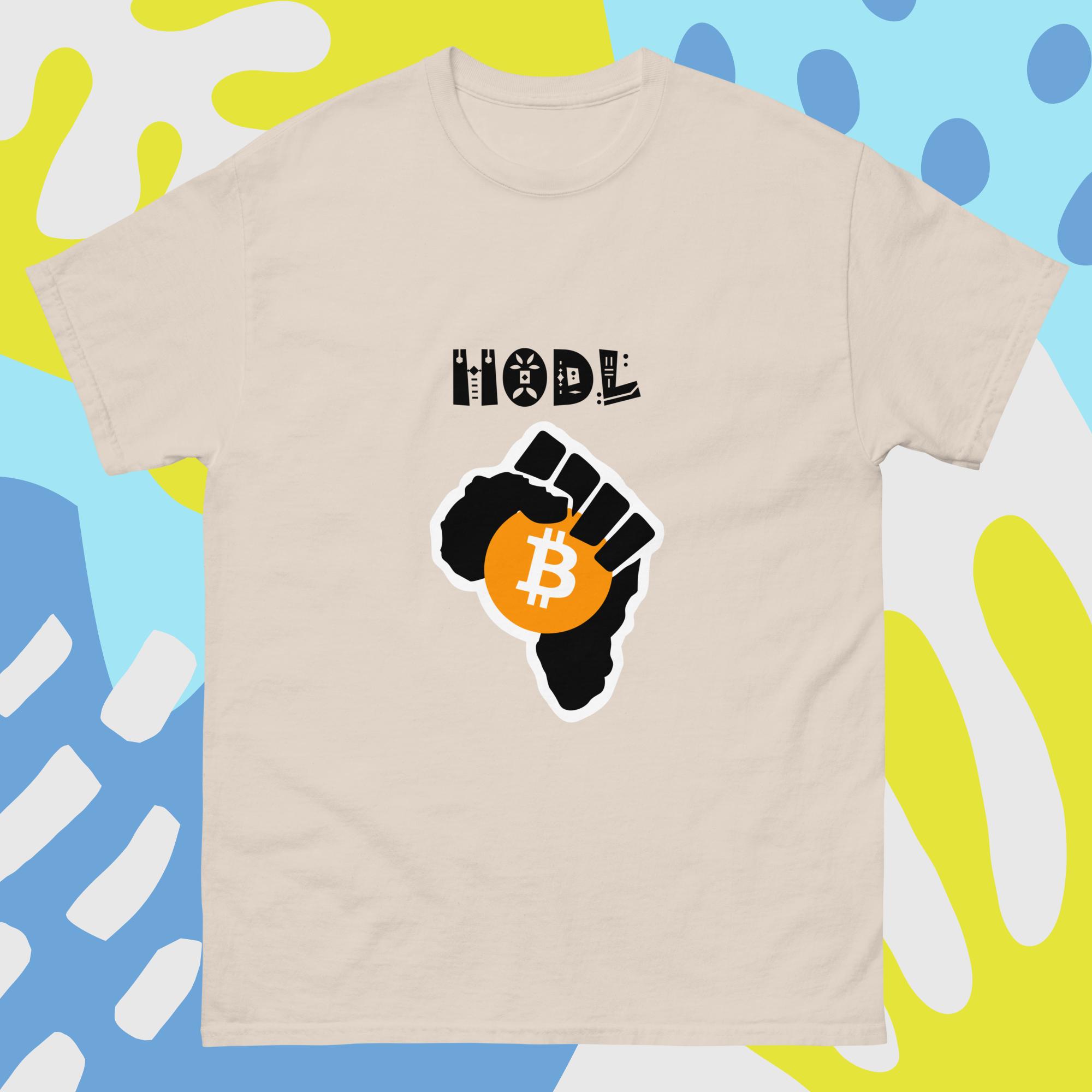 Africa Hand HODL Bitcoin – Men’s classic tee