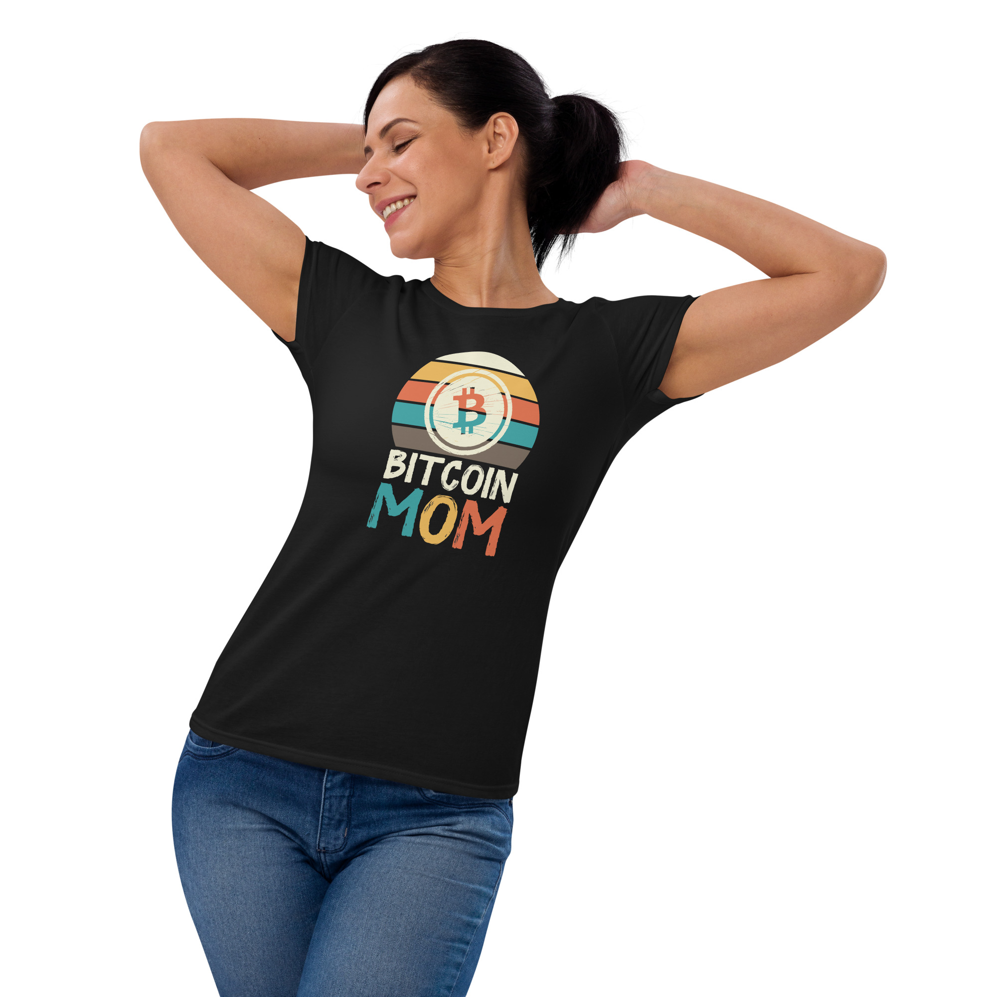 Bitcoin Mom – Women’s short sleeve t-shirt