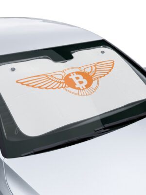 Bentley Bitcoin Car Sun Shades