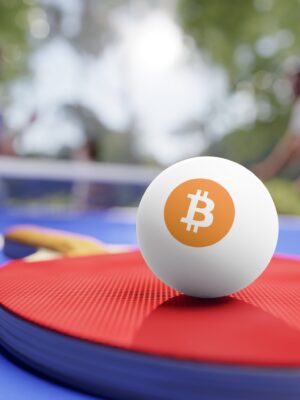 Bitcoin Ping Pong Balls, 6 pcs