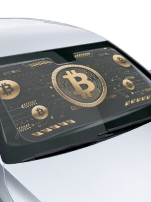 Bitcoin Car Sun Shades