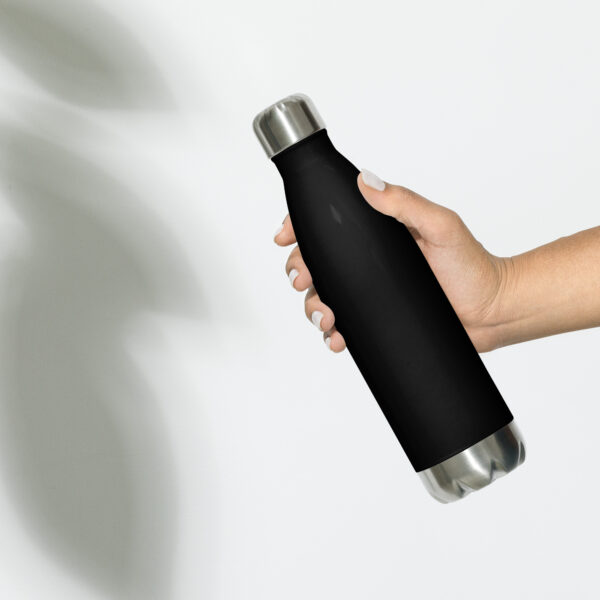 stainless steel water bottle black 17 oz back 66efe764581ae