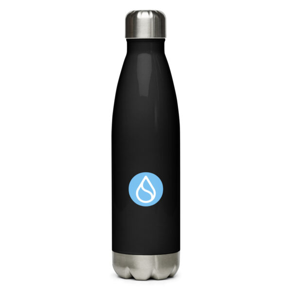 stainless steel water bottle black 17 oz front 66efe76456daa