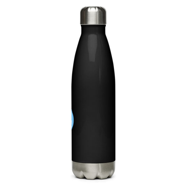 stainless steel water bottle black 17 oz left 66efe76458350