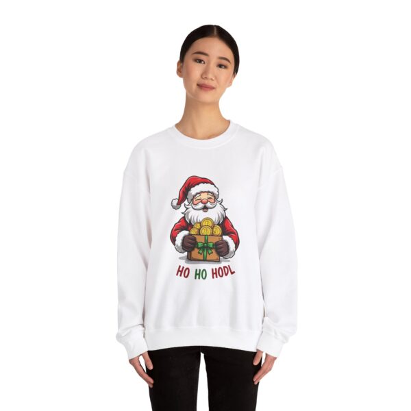 HO HO HODL - Unisex Heavy Blend Crewneck Sweatshirt - Image 9