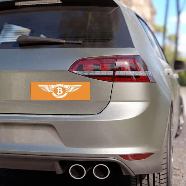 Stylish Bitcoin Bentley Car Magnets