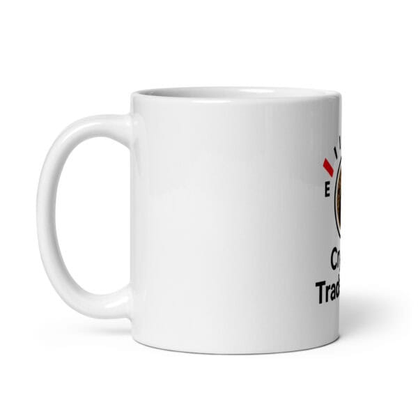 Crypto Trader Fuel - White glossy mug - Image 3
