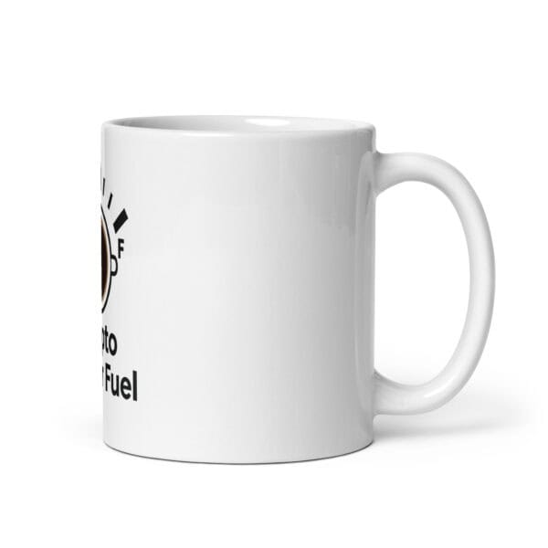 Crypto Trader Fuel - White glossy mug - Image 2