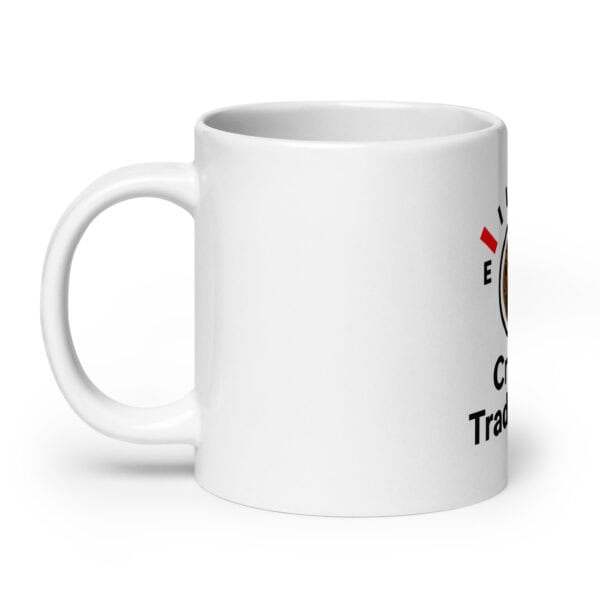 Crypto Trader Fuel - White glossy mug - Image 8
