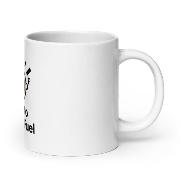 Crypto Trader Fuel - White glossy mug - Image 7