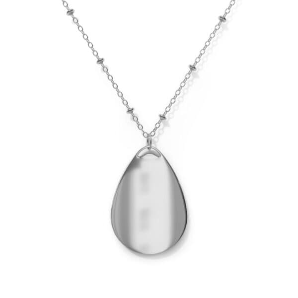 Bitcoin Oval Necklace - Image 3
