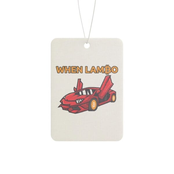 When Lambo - Car Air Freshener - Image 3