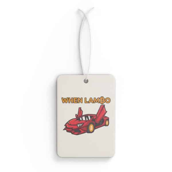 When Lambo - Car Air Freshener