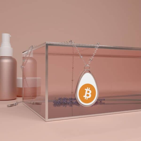 Bitcoin Oval Necklace - Image 5
