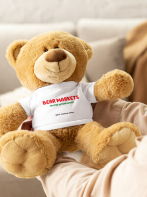 Bear Markets - Teddy bear with a t-shirt