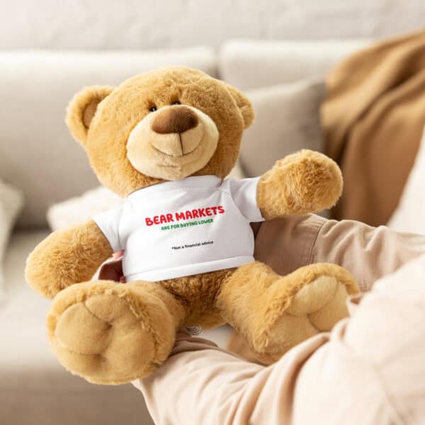 Bear Markets - Teddy bear with a t-shirt