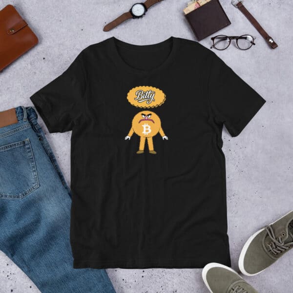 Bitty The Bitcoin Mascot - Unisex t-shirt - Image 2