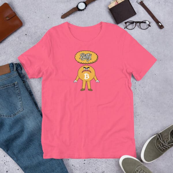 Bitty The Bitcoin Mascot - Unisex t-shirt - Image 3