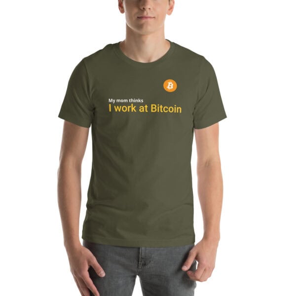 I Work at Bitcoin - Unisex t-shirt - Image 8