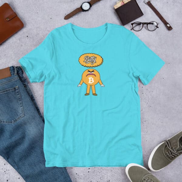 Bitty The Bitcoin Mascot - Unisex t-shirt - Image 6