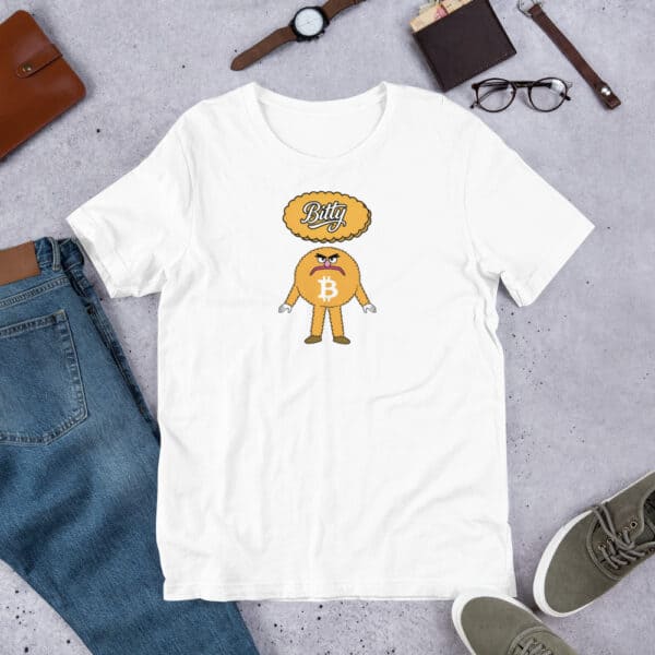 Bitty The Bitcoin Mascot - Unisex t-shirt - Image 8