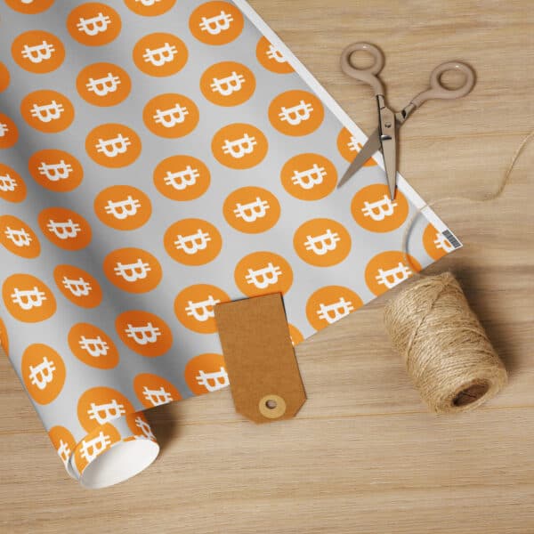 Bitcoin Wrapping paper roll - Image 4