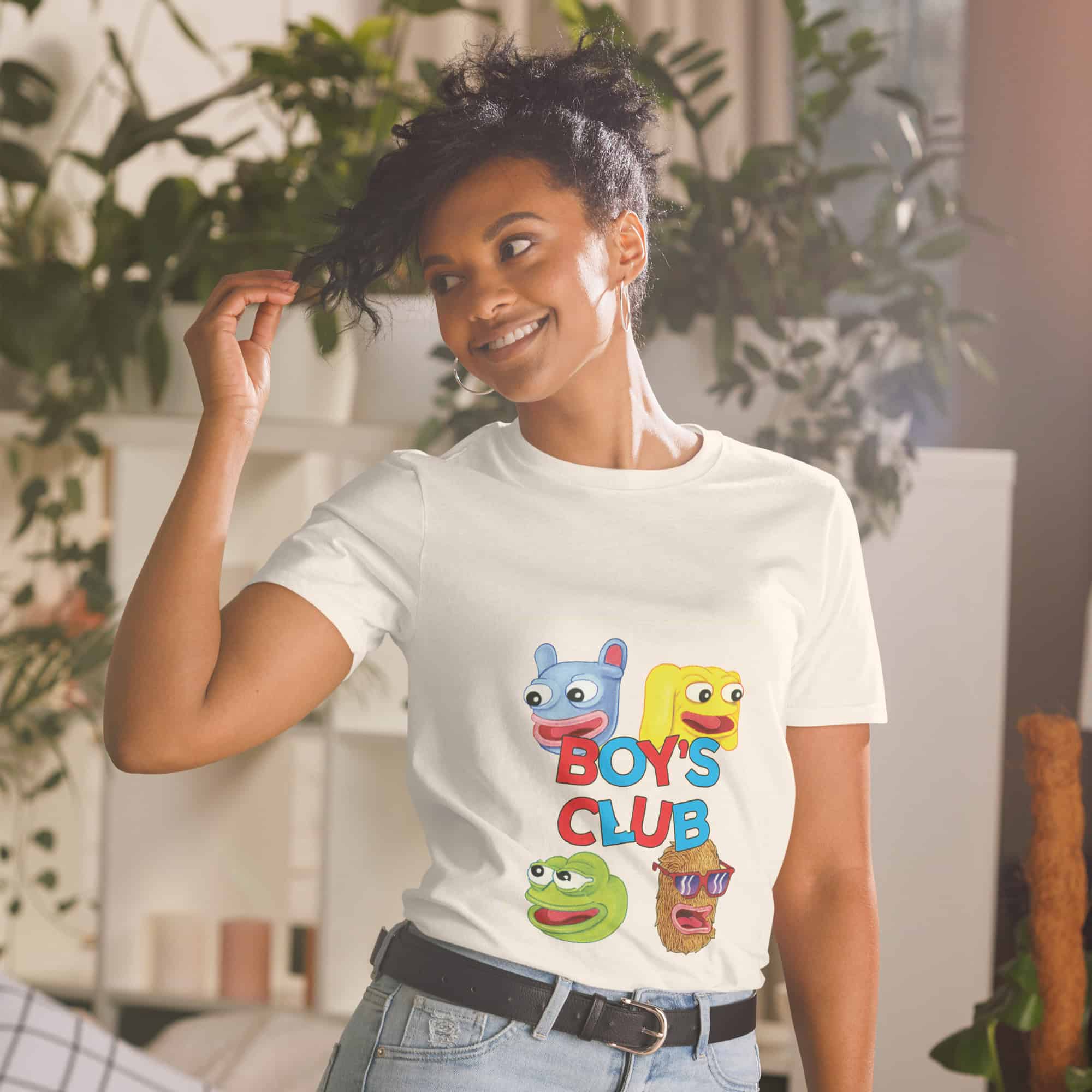 Boy's Club - Short-Sleeve Unisex T-Shirt 4 Boy's Club - Short-Sleeve Unisex T-Shirt - Image 4