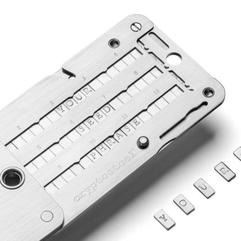 Cryptosteel: Protecting Your Digital Assets with Physical Security